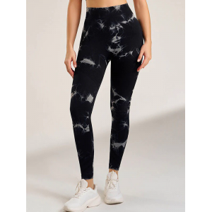 Elastic Tie Dyed Fitness Yoga Pants