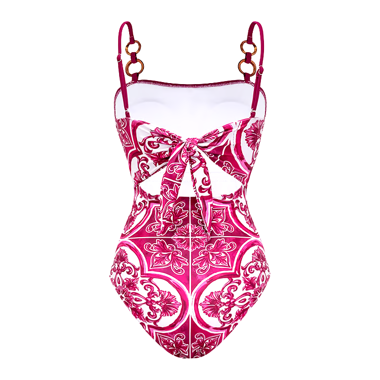 Sling Print Dressi Two Piece Swimsuit Set Sling Print Dressi Two Piece Swimsuit Set