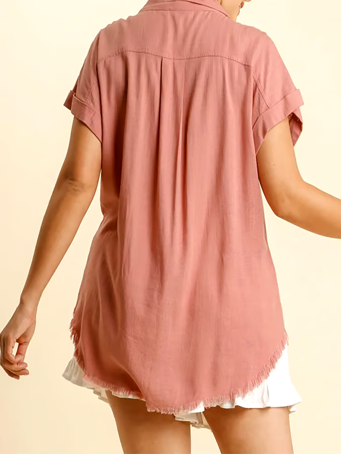 Women's Summer Cotton&Linen Short Sleeves
