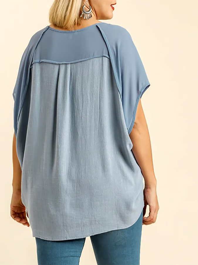 Women's Summer Cotton&Linen Short-Sleeved T-Shirt